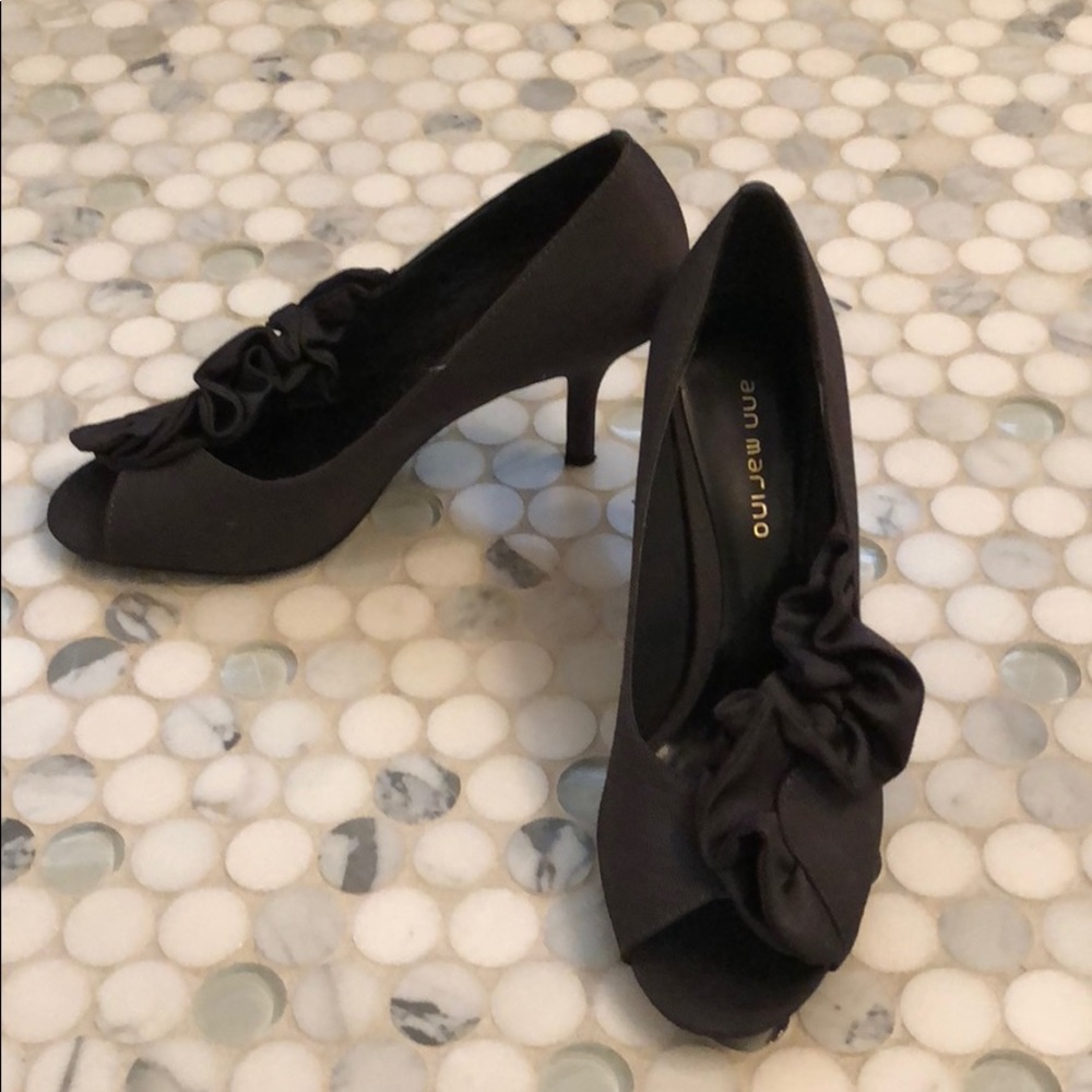 Dark grey heels